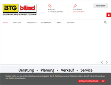 Tablet Screenshot of bluemel-gmbh.at